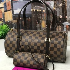 LOUIS VUITTON PAPILLON 30 DAMIER EBENE